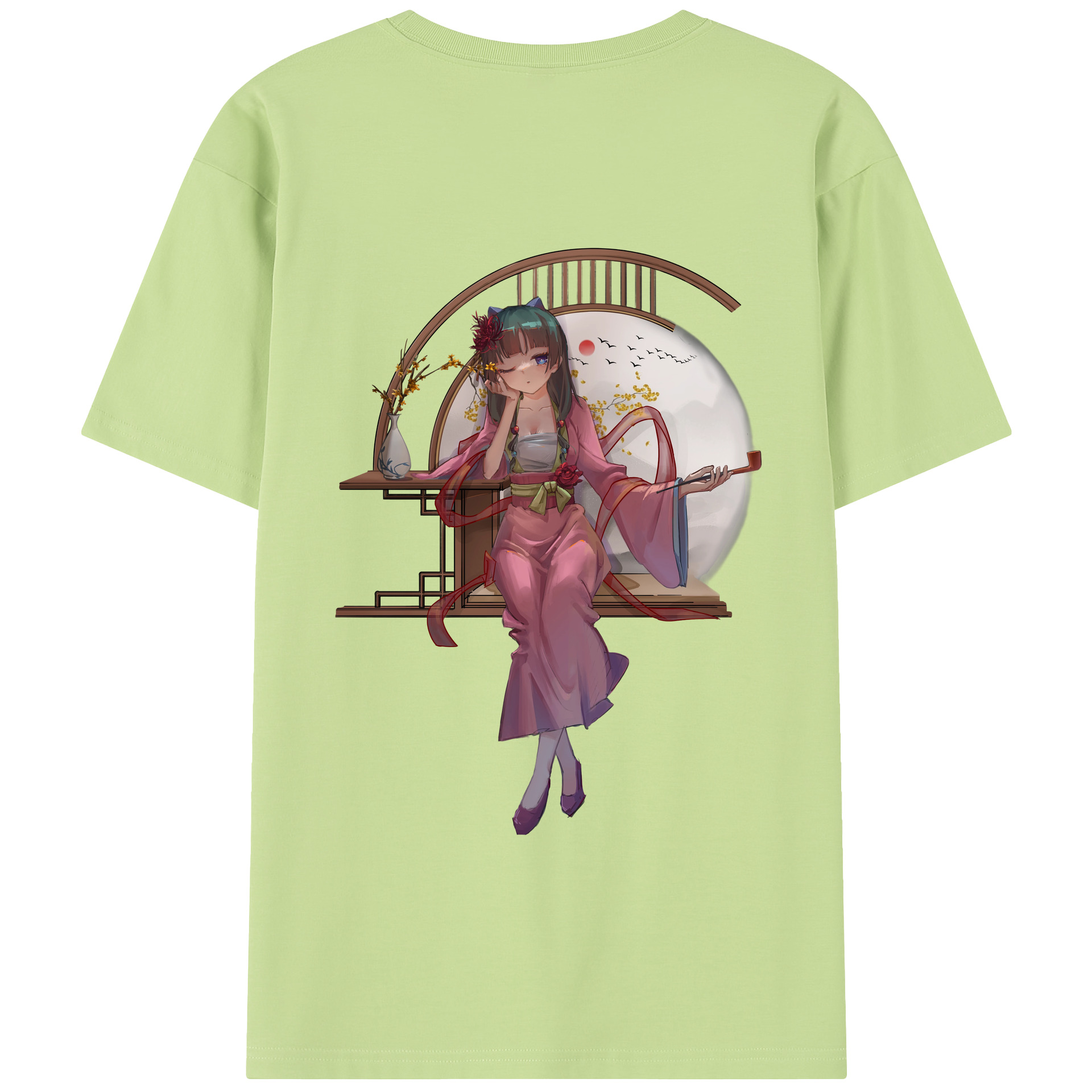 （画像用） 薬屋のひとりごと The Apothecary Diaries 綿100％半袖Tシャツ（背面プリント）